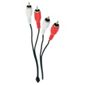Tesco 1.2m Phono / RCA to Phono / RCA Male to Male Audio Cable
