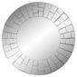 Mosaic Silver Round Mirror