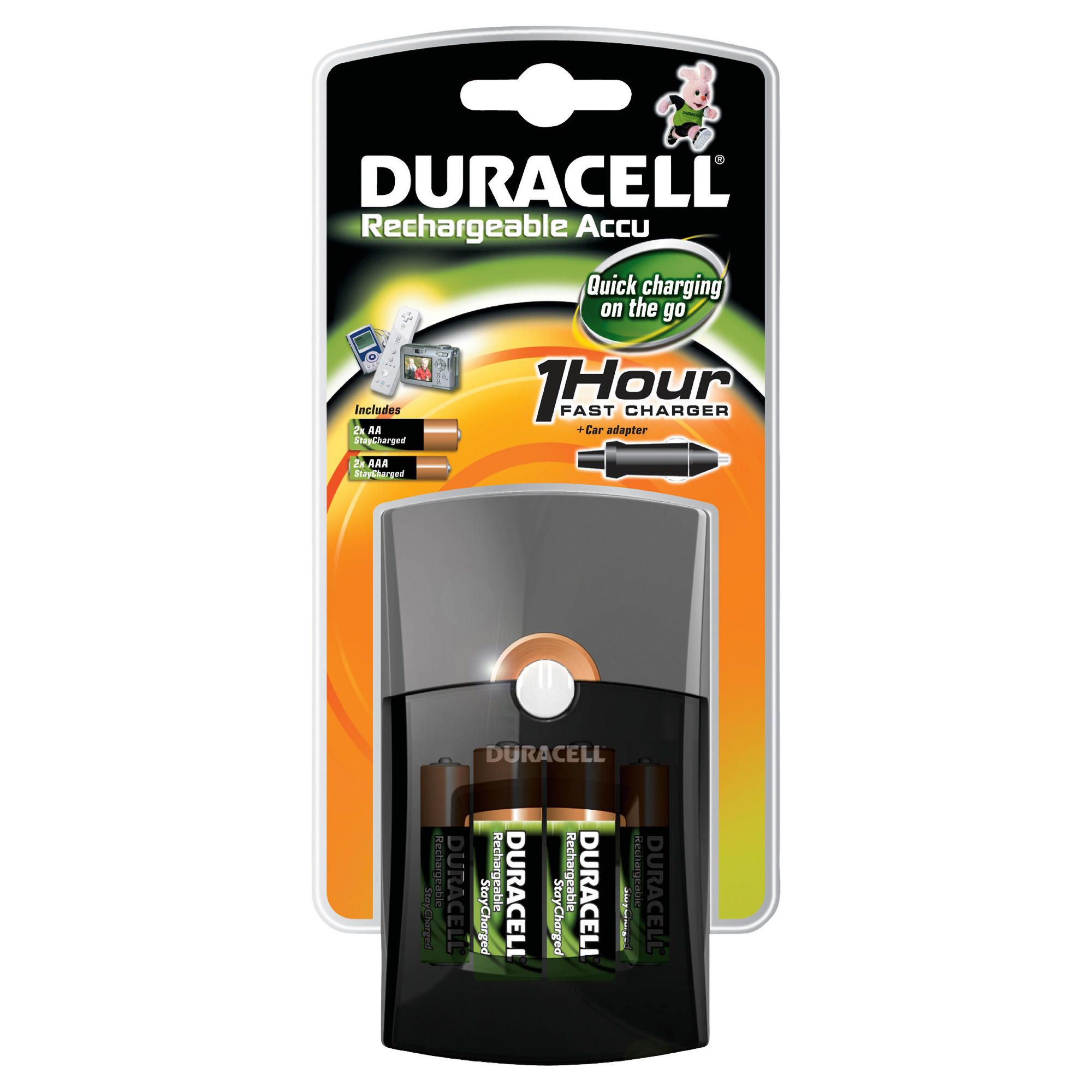 Duracell AA/AAA 1 Hour battery charger