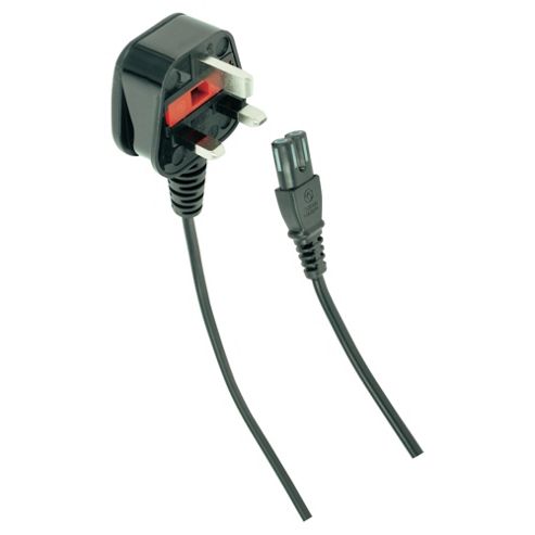 Image of Tesco Power Cable For Computer And Printer 1.8m Black
