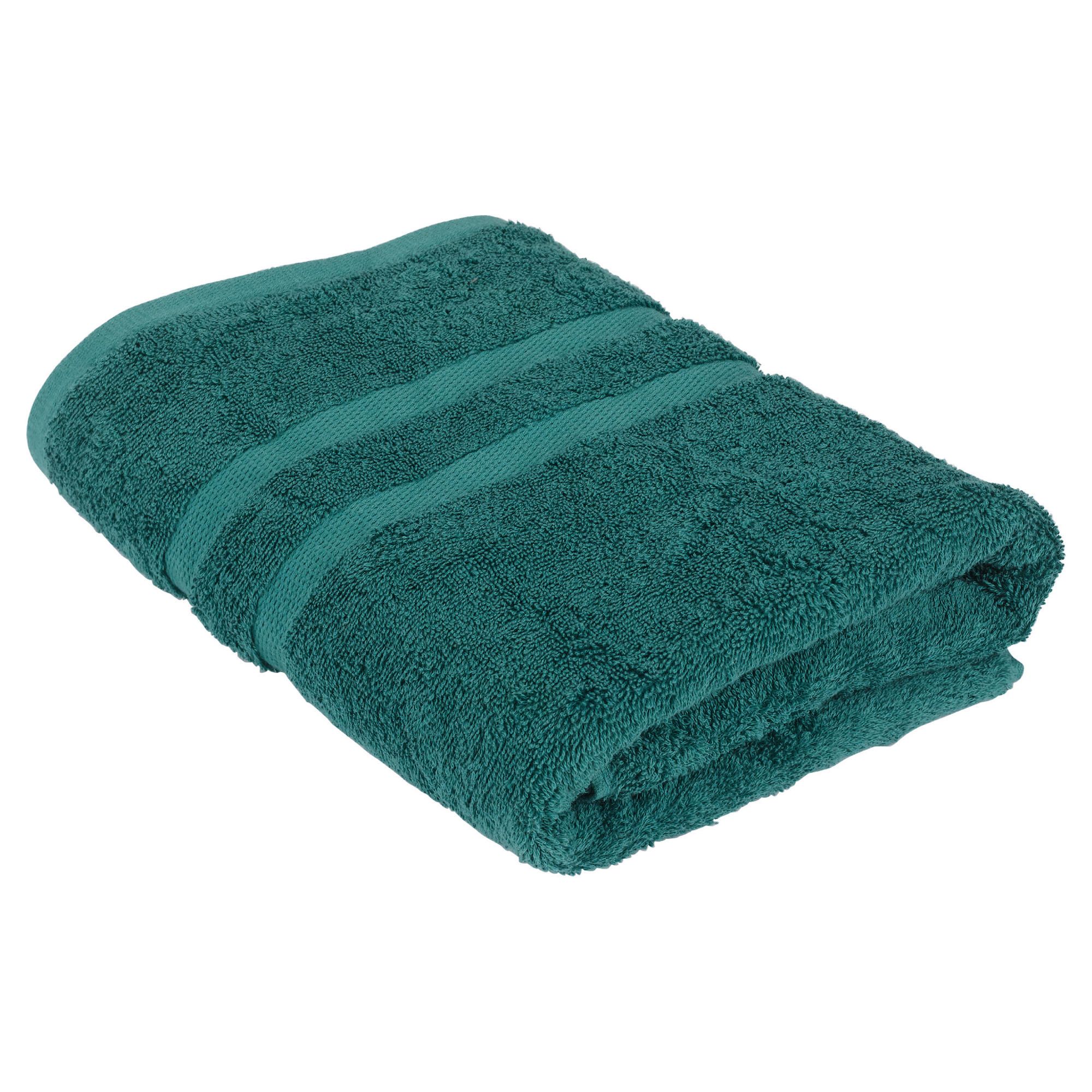 Tesco Bath Towel Twin Pack Emerald 
