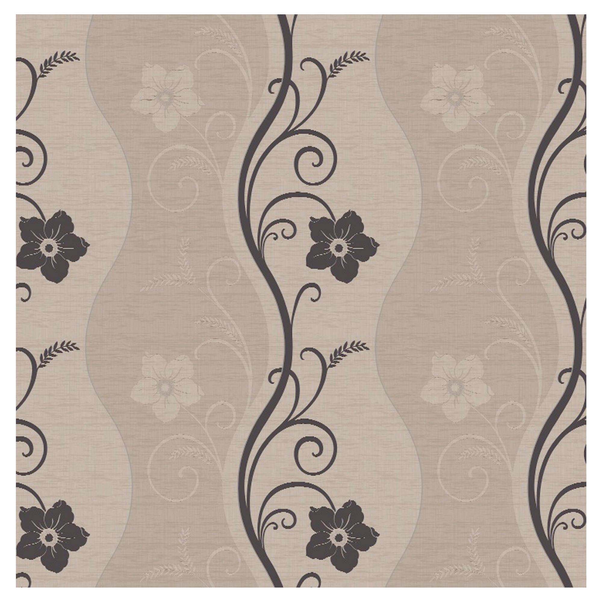 Arthouse Rhythm motif taupe wallpaper
