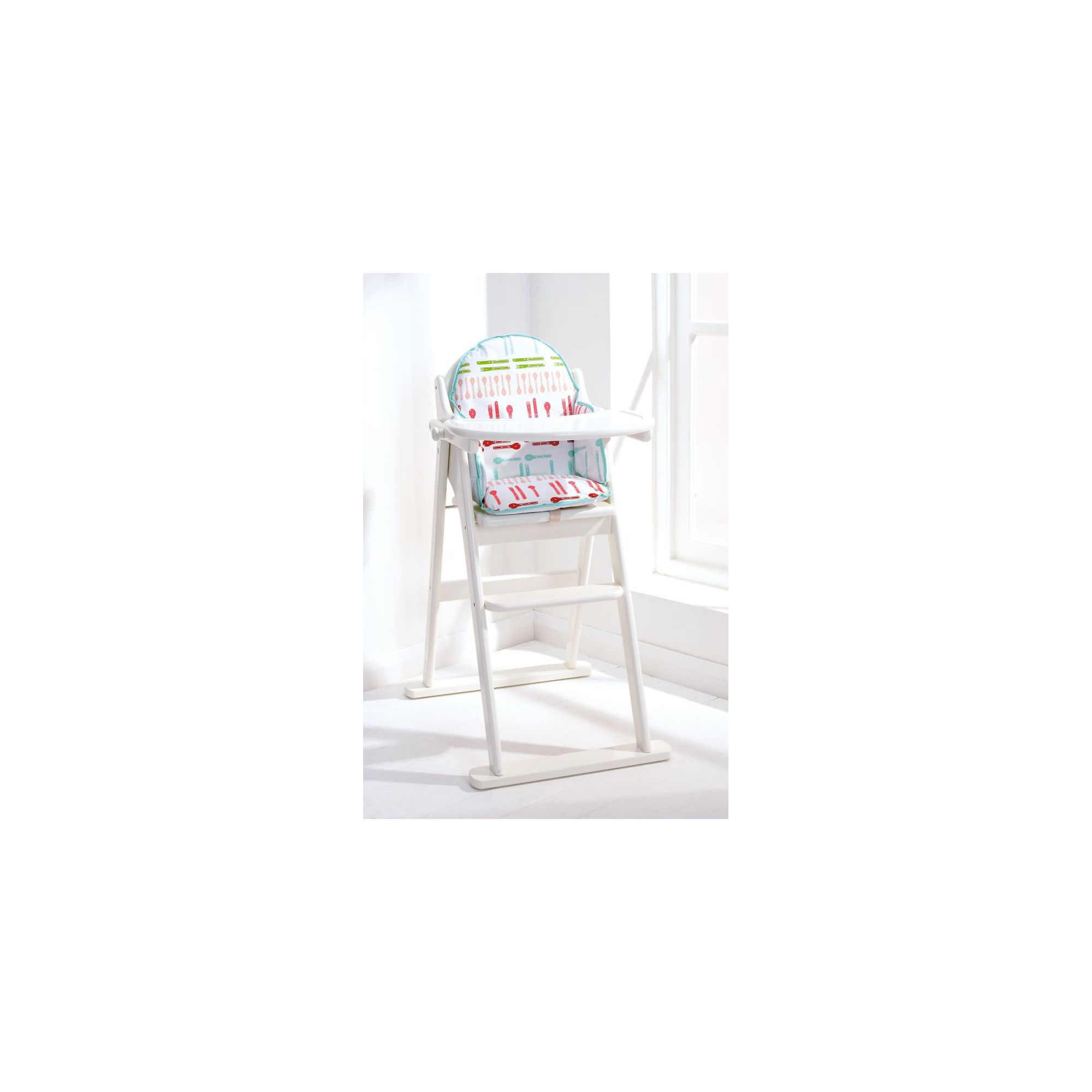 East Coast Folding Highchair White