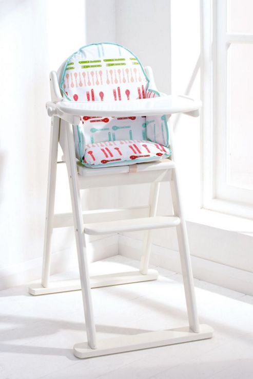 Image of East Coast Folding Highchair, White