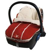 Wallaboo Newborn Footmuff, Red