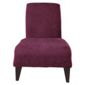 Jules fabric accent chair plum and pink
