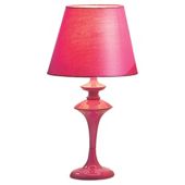 Tesco Funky Spindle Table Lamp, Fuschia