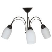 Tesco Tulip Ceiling Fitting, Black