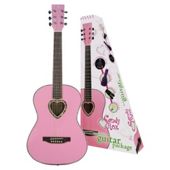 Candy Rox 3/4 Pink Heart Guitar Package Pink