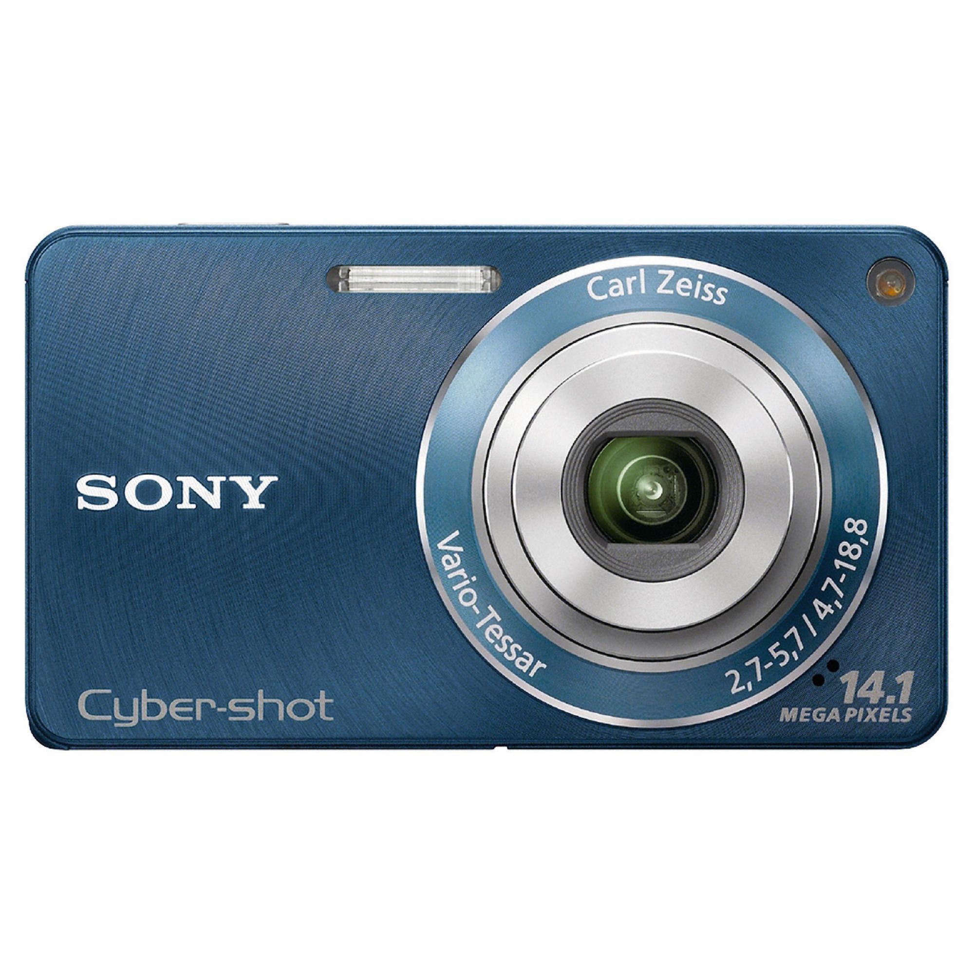 Sony W350 Sweep Panorama Digital stills compact camera - Blue