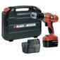 Black & Decker 14V Hammer 2 Batt Kit Box EPC148BK