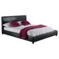 Eden Double Faux Leather Bed Frame, Black