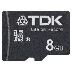 TDK Micro SD memory card Class 4 - 8GB