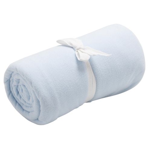 Buy Tesco Loves Baby Fleece Blanket, Blue from our Blankets & Throws