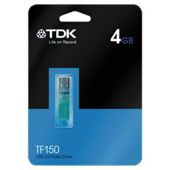 TDK C-TRU TF150 4GB USB Flash drive, Blue