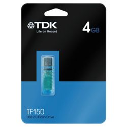 TDK C-TRU TF150 USB Flash drive, Blue - 4GB