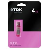 TDK C-TRU TF150 4GB USB Flash drive, Pink