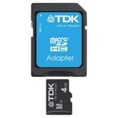 TDK 4GB SDHC Micro Memory Card with Adapter