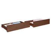 Brent Pair of Under Bed Storage Drawers, Dark Finish