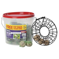Fat Snax tub of 50 with free feeder ring