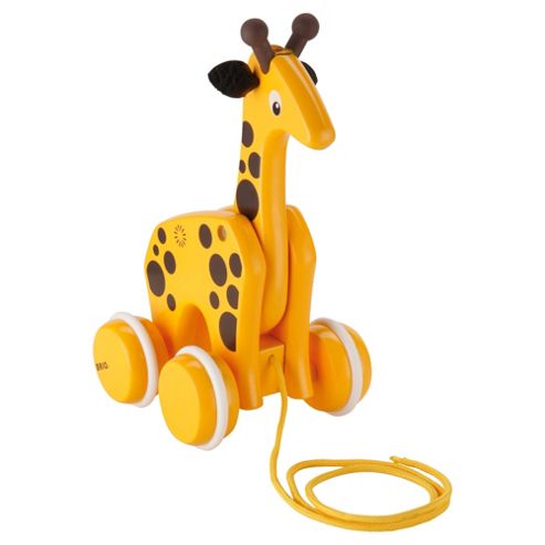 Image of Brio Pull Along Giraffe, Wooden Toy