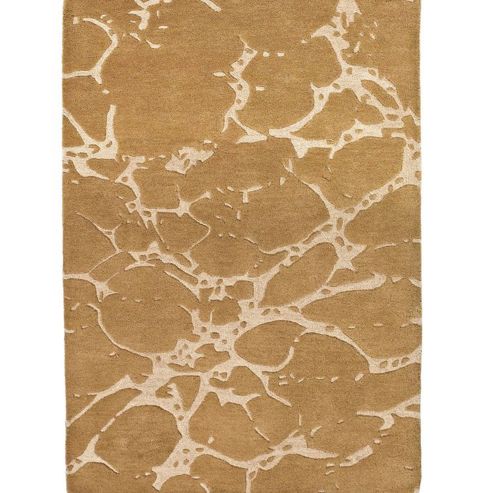 Image of Think Rugs Elements Beige Tufted Rug - 90 Cm X 150 Cm (2 Ft 11 In X 4 Ft 11 In)