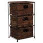 Dyed Banana Leaf 3 Drawer Tower