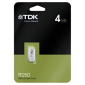TDK IZE TF250 4GB USB Flash drive, Green