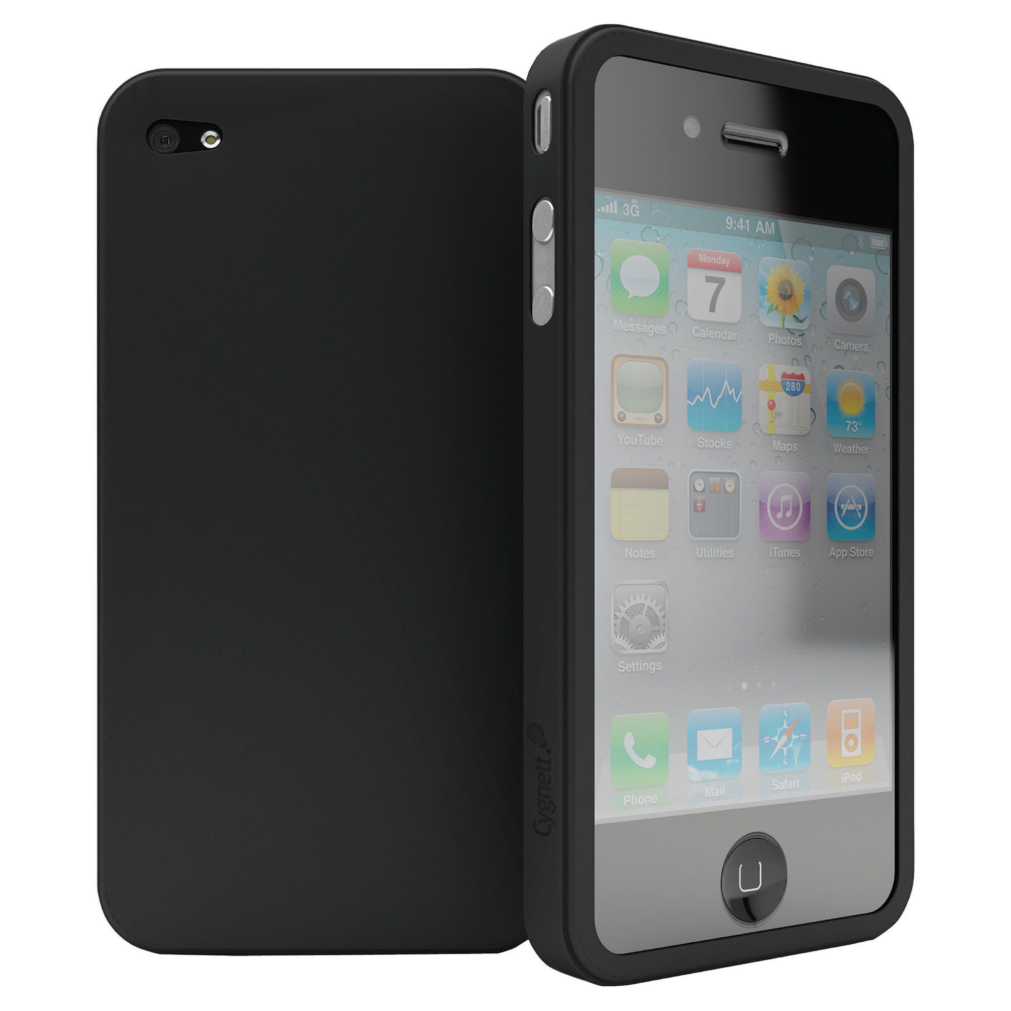 Cygnett Second Skin Black - iPhone 4 & iPhone 4S 
