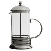 Tesco 8 Cup Banded Stainless Steel cafetiere