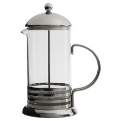 Tesco 8 Cup Banded Stainless Steel cafetiere