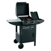 Tesco 2 Burner Gas BBQ with Side Burner & Cabinet