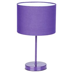 Tesco Lighting Funky Matchstick table lamp purple