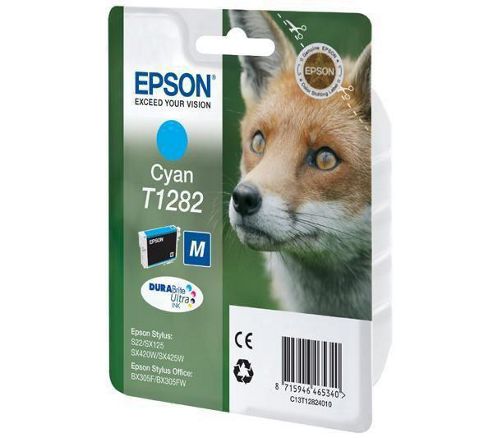 Image of Epson Singlepack Cyan T1282 Durabrite Ultra Ink