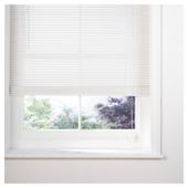 Wood Venetian Blind 180cm 35mm Slats, Pure White