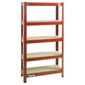 Clarke CSR5150RP boltless shelving unit 150Kg, red