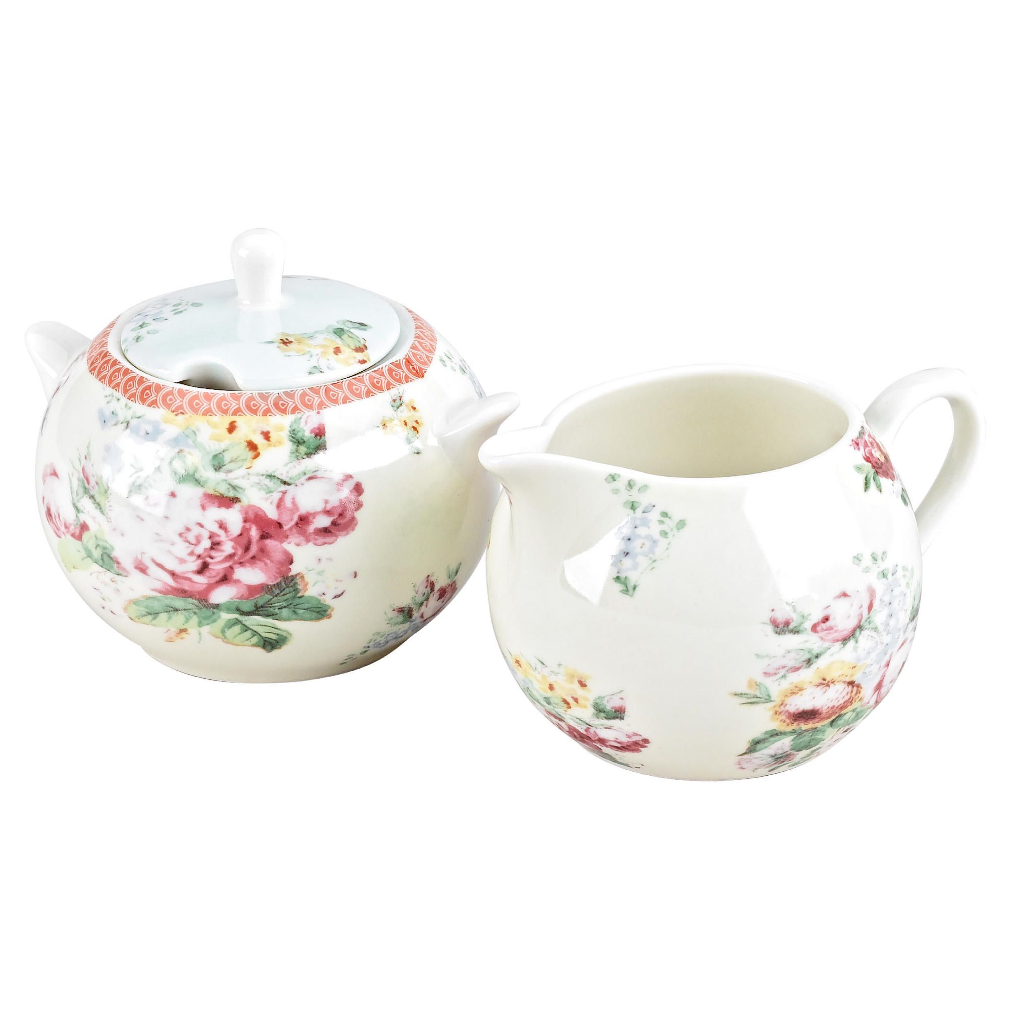 V&A Sugar Bowl & Creamer Set - VICTORIA