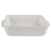 Pyrex Wave 22cm Square Ceramic Roaster, White
