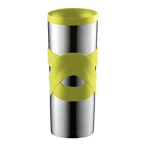 Image of Bodum Stainless Steel Travel Mug, 0.45l, Lime Green