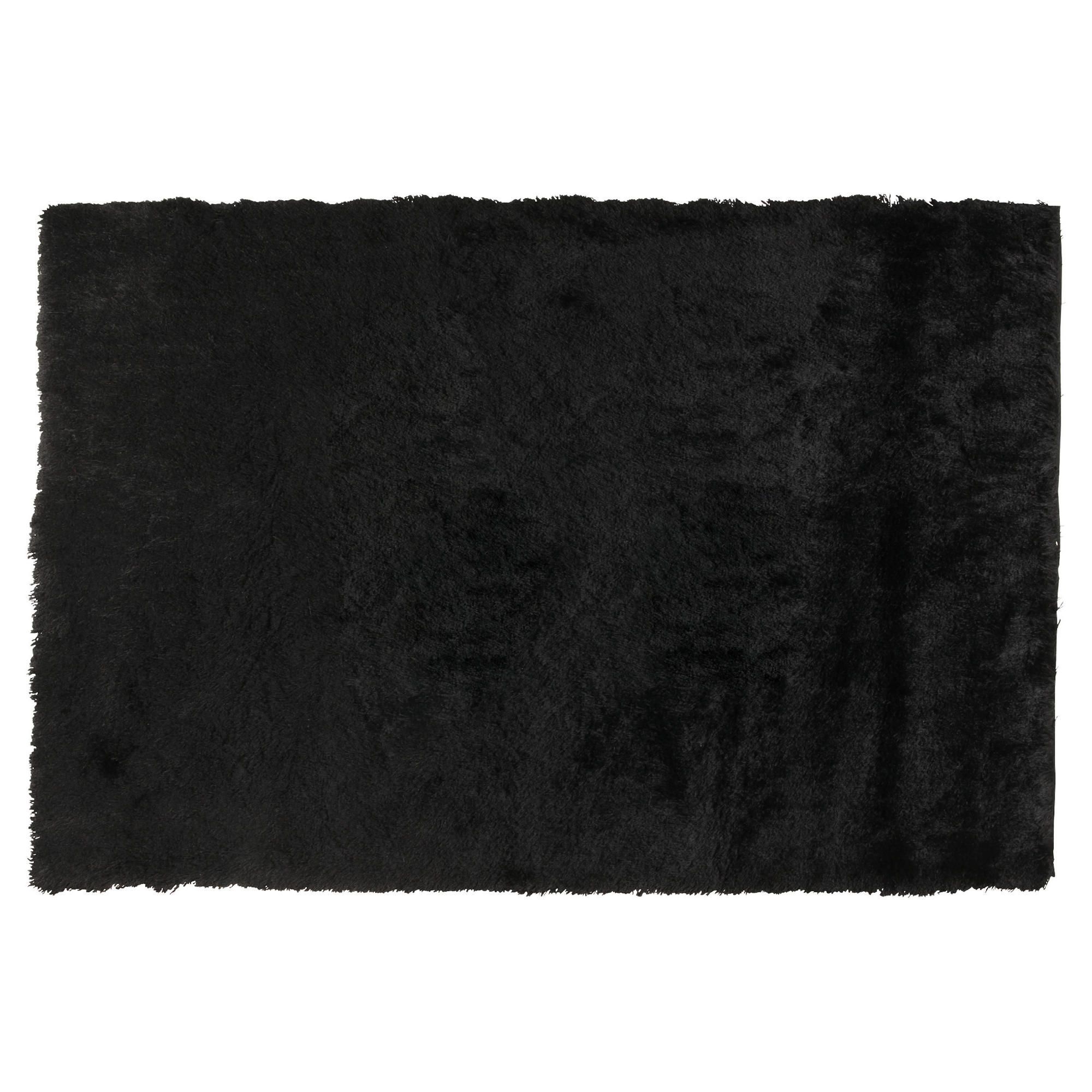 Tesco luxurious shaggy 150x240cm black