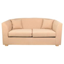 Stonebridge Small Fabric Sofa, Natural