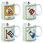 Monopoly Set of 4 Mugs