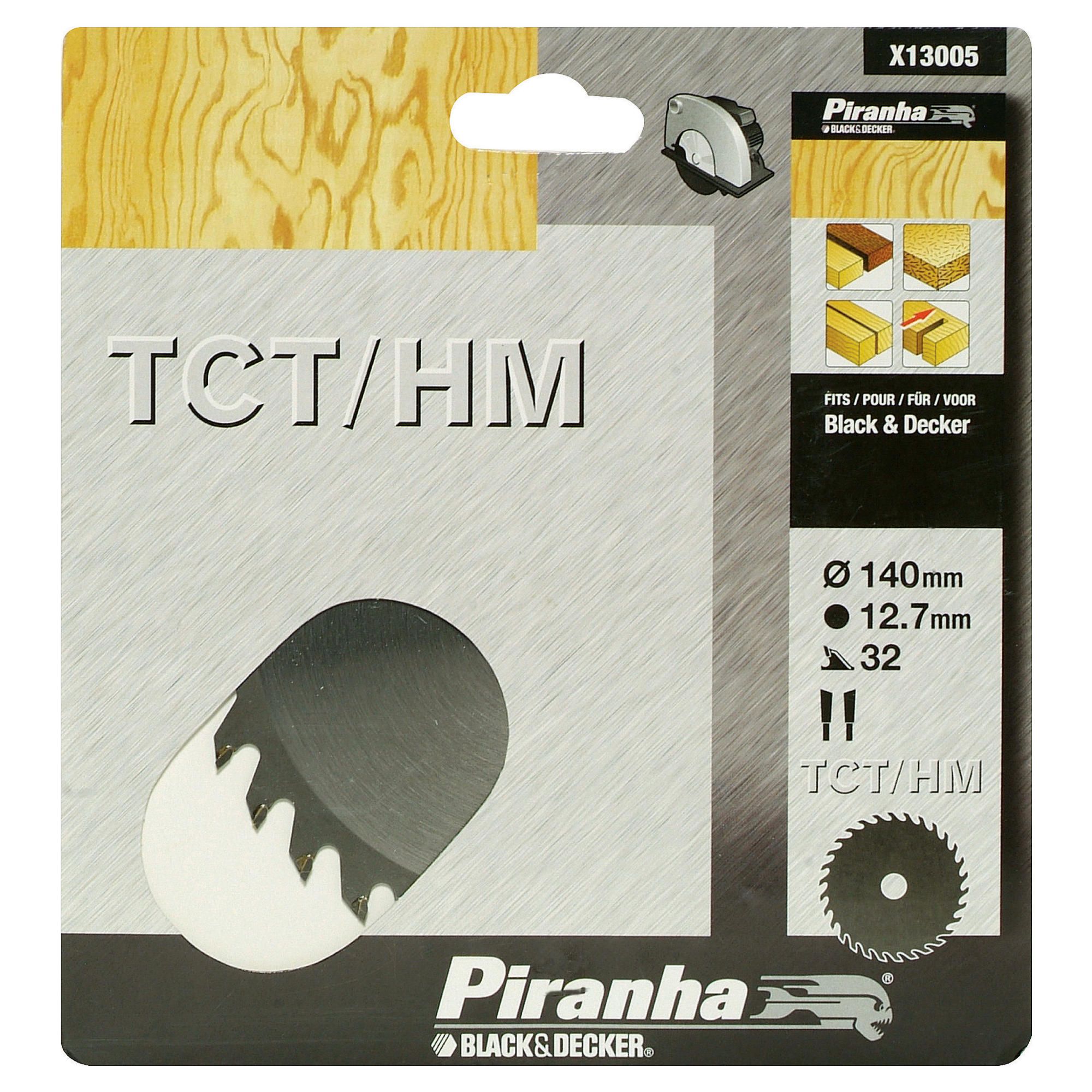 Black & Decker 140mm Circ (140mmx12.7mmx37T) X13005-XJ