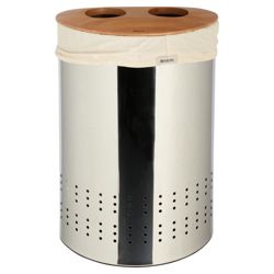 Brabantia 40L Selector Laundry Bin, Chrome