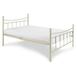Lincoln Single Bed Frame, Cream