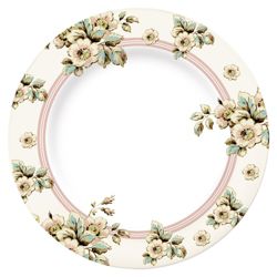 Katie Alice Cottage Flowers Set of 4 Dinner Plates