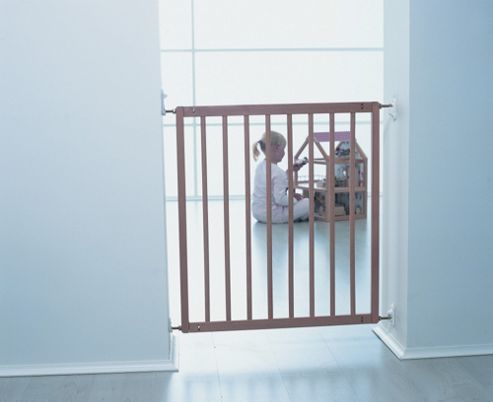 Image of Babydan No Trip Wooden Safety Stair Gate
