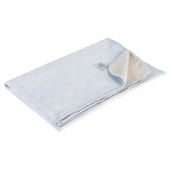 Clair de lune Cotton Spot Blanket, Blue