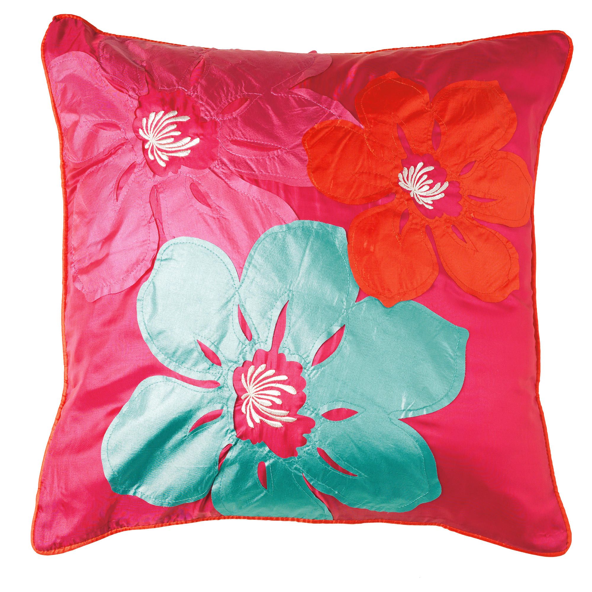 Tesco Direct Tesco Applique cushionMagenta Special Savings Today