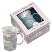 Kew Gardens Fine Bone China Mugs Gift Boxed - Aviary
